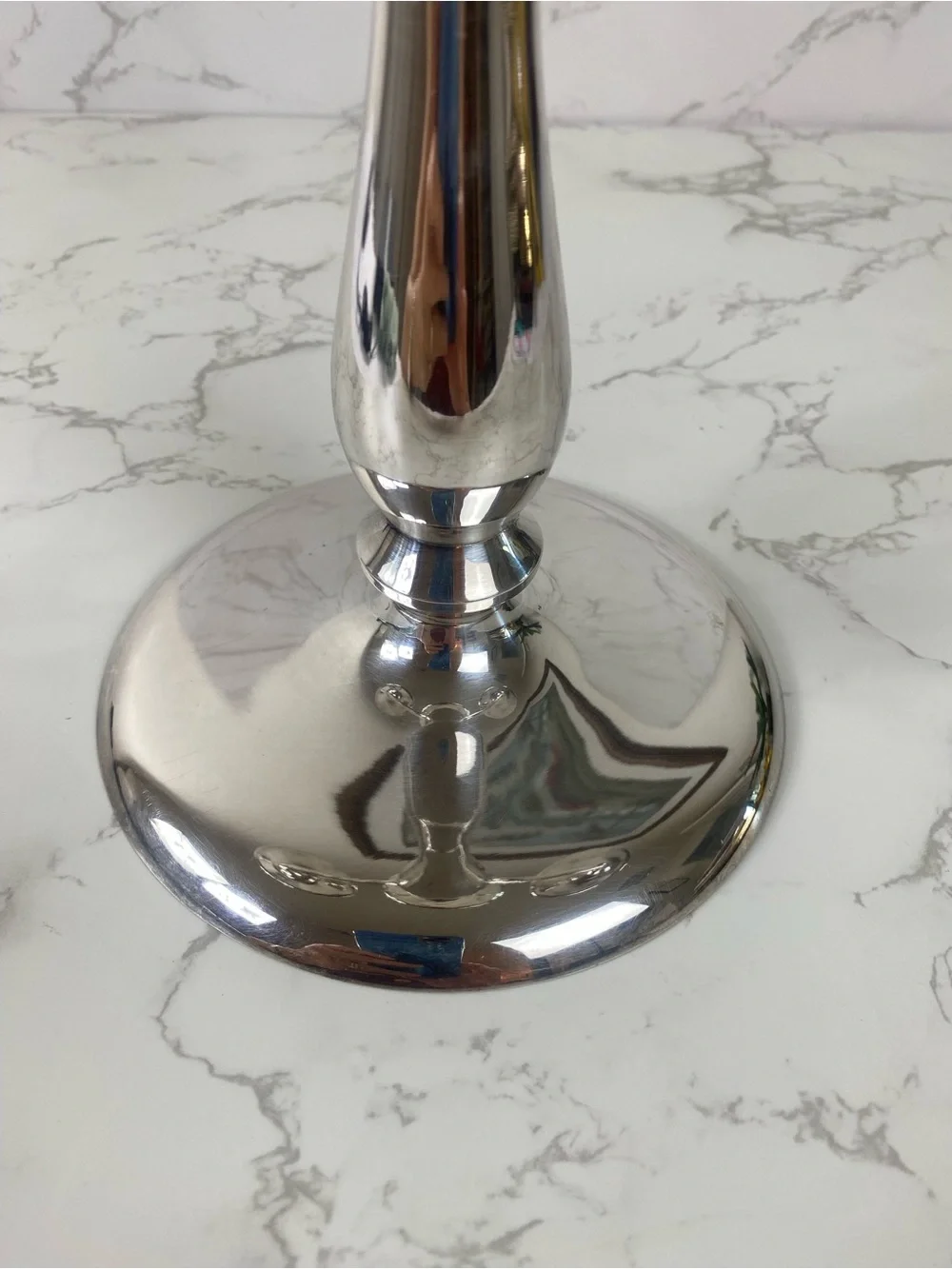 Pottery Barn Silver 3-Arm Metal Maxfeild Hotel Candelabra Silver Plated